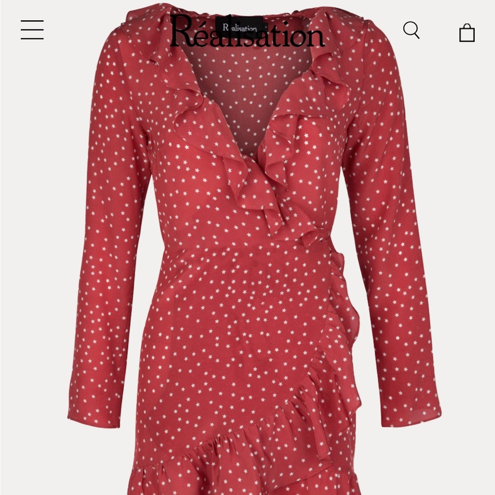Realisation Par red dress, practically new